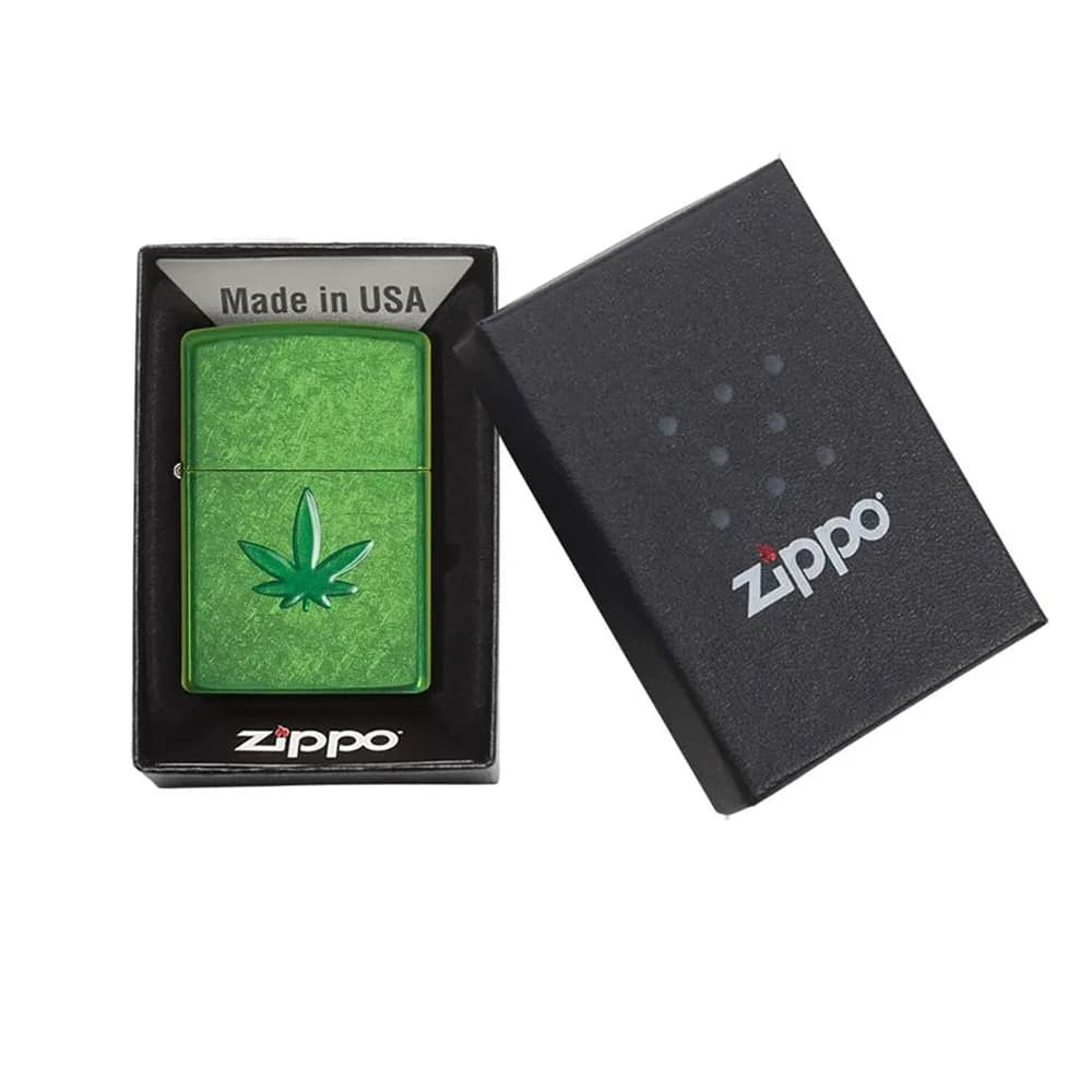 فندک زیپو مدل Stamped Leaf کد 29662 — تصویر ۵