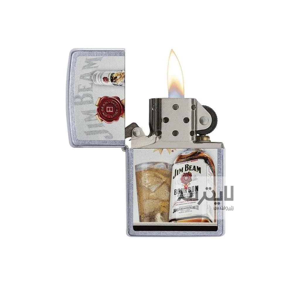 فندک زیپو مدل Jim Beam کد 29124 — تصویر ۳