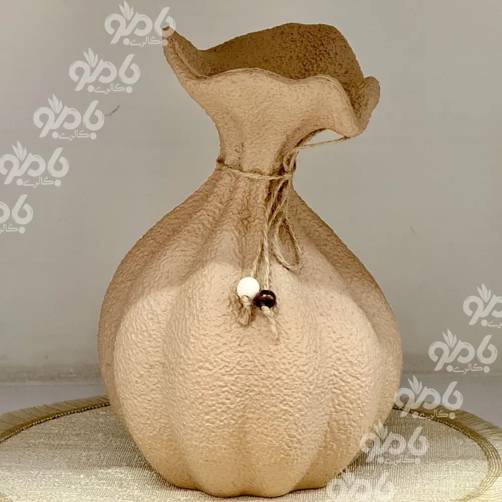 گلدان رزین لاله 28سانت کد6