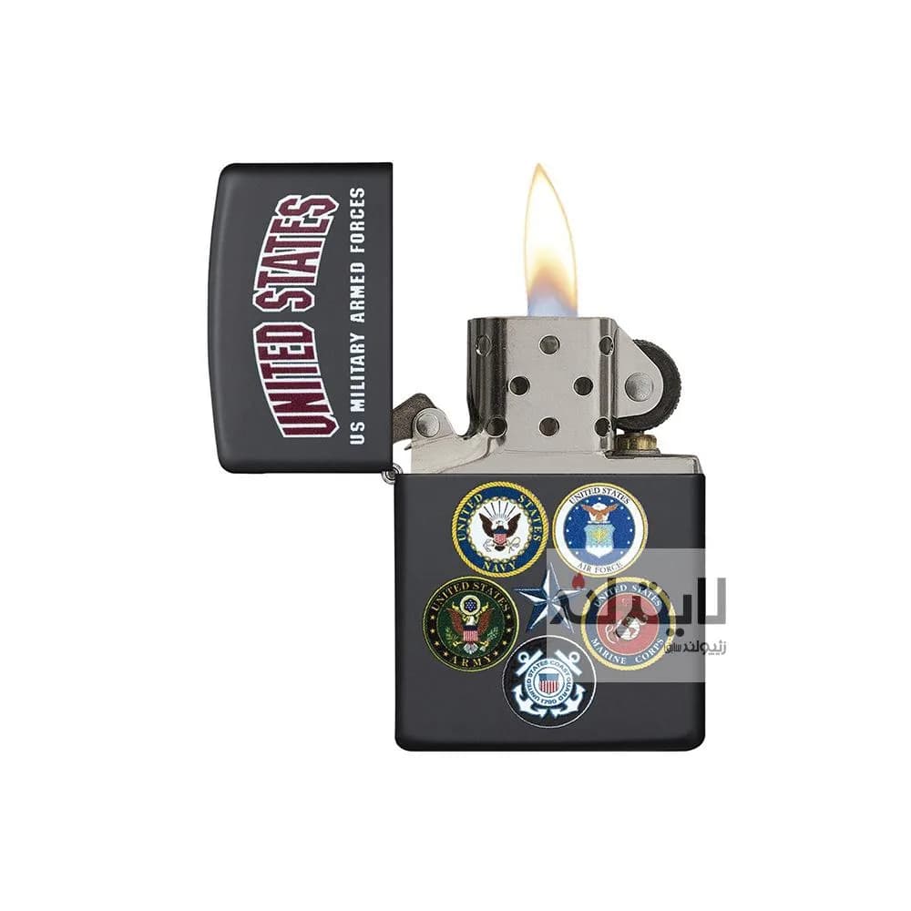 فندک زیپو مدل Us Military Armed کد 28898 — تصویر ۳