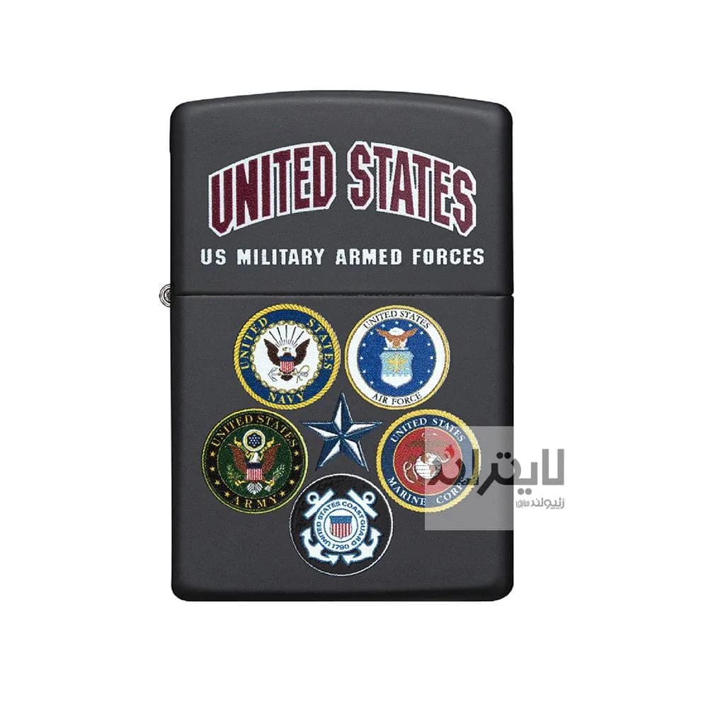 فندک زیپو مدل Us Military Armed کد 28898 — تصویر ۲