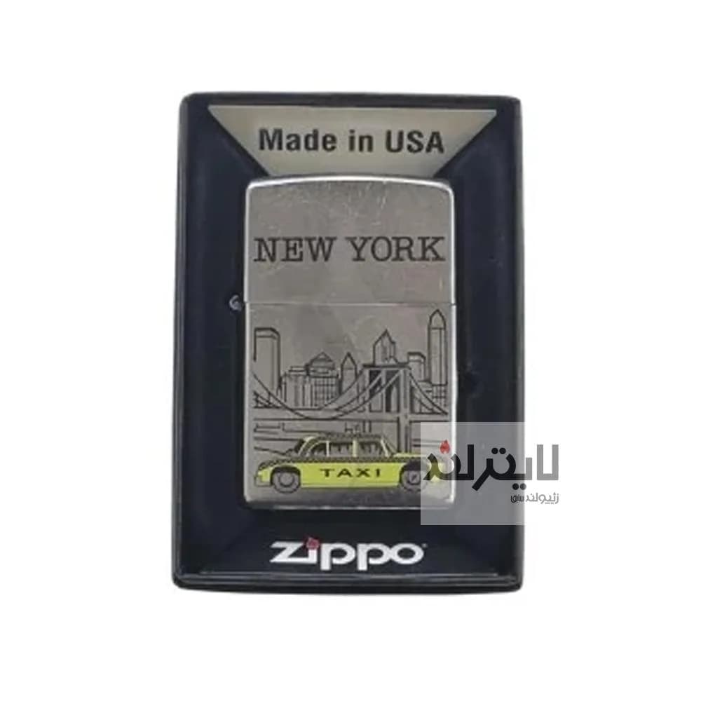 فندک زیپو مدل Planeta New York کد 207 — تصویر ۳