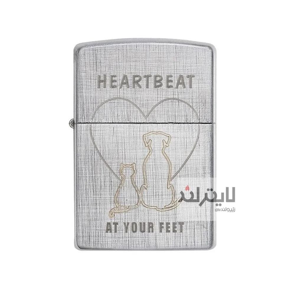 فندک زیپو مدل Cat and Dog کد 29258 — تصویر ۲