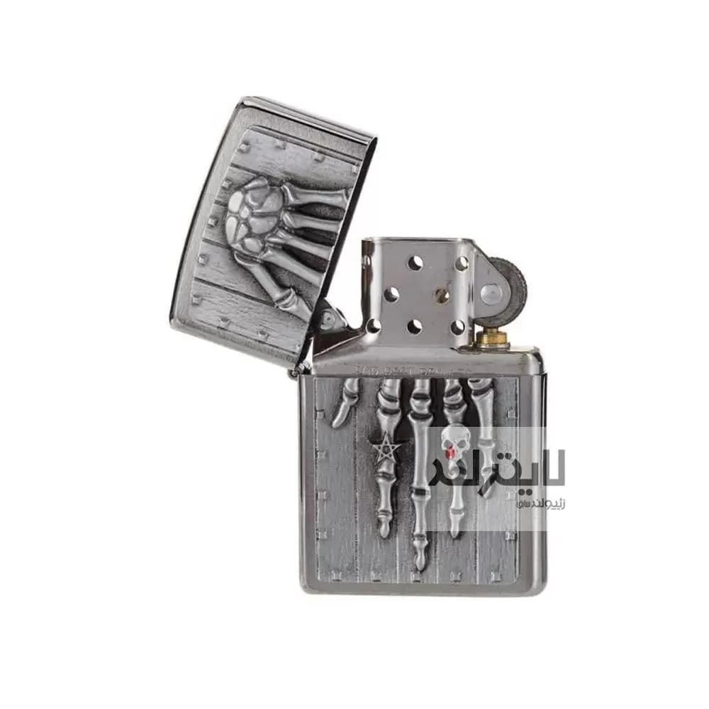 فندک زیپو مدل Skelleton Hand کد 2002720 — تصویر ۳