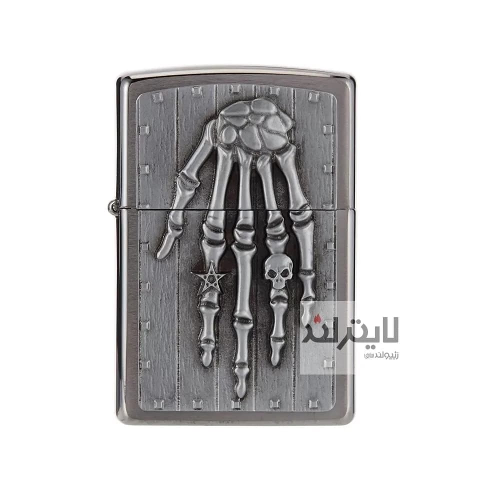 فندک زیپو مدل Skelleton Hand کد 2002720