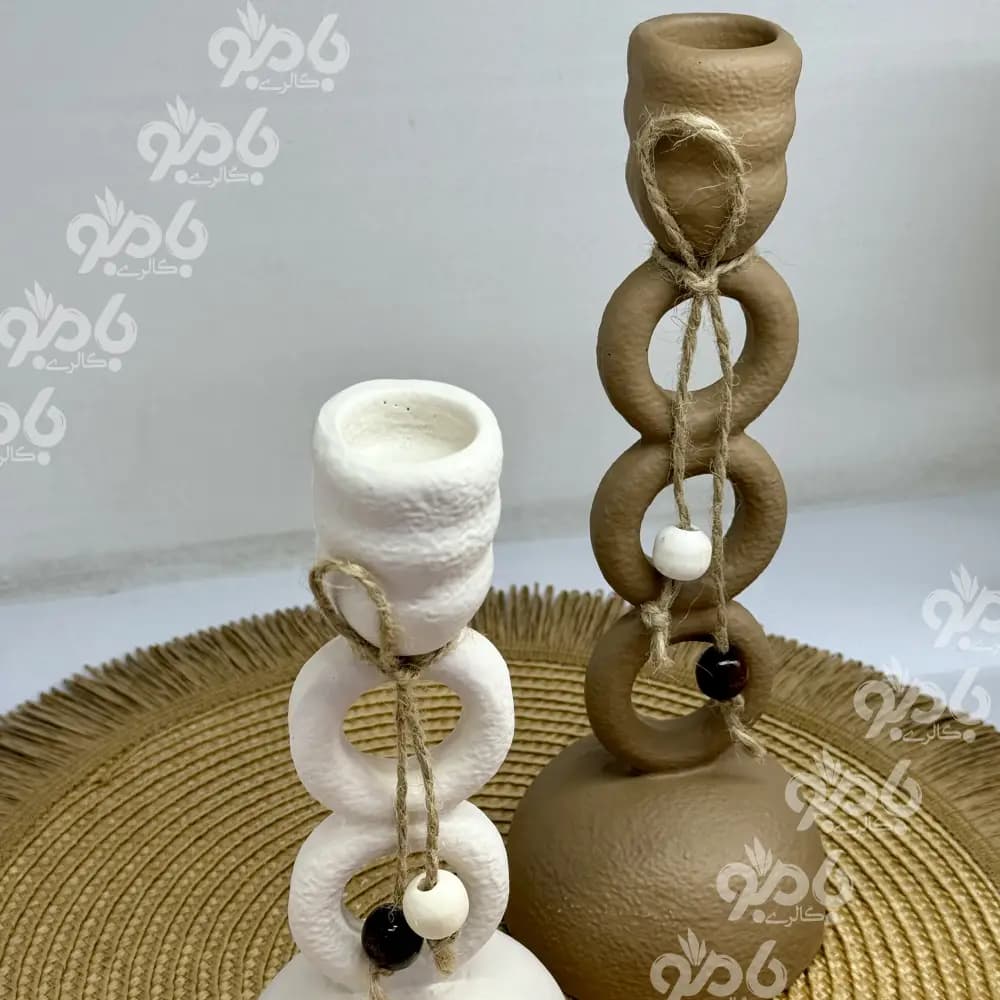 جاشمعی رزین حلقه 2سایز 19و25سانت کوچک — تصویر ۳