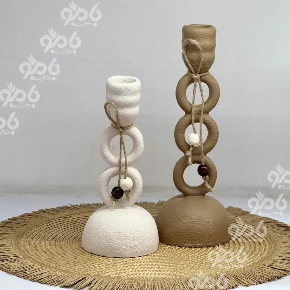 جاشمعی رزین حلقه 2سایز 19و25سانت کوچک — تصویر ۲