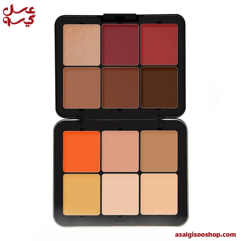 پالت صورت فیوچر میکاپ ۱۲ رنگ|Future Makeup Face Palette 12 Colors| کد 2574 — تصویر ۲