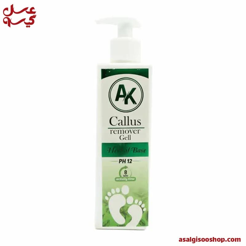 ژل پاک کننده پا کالوس AK حجم ۳۰۰ میل|Callus AK Foot Cleansing Gel 300ml| کد 2568