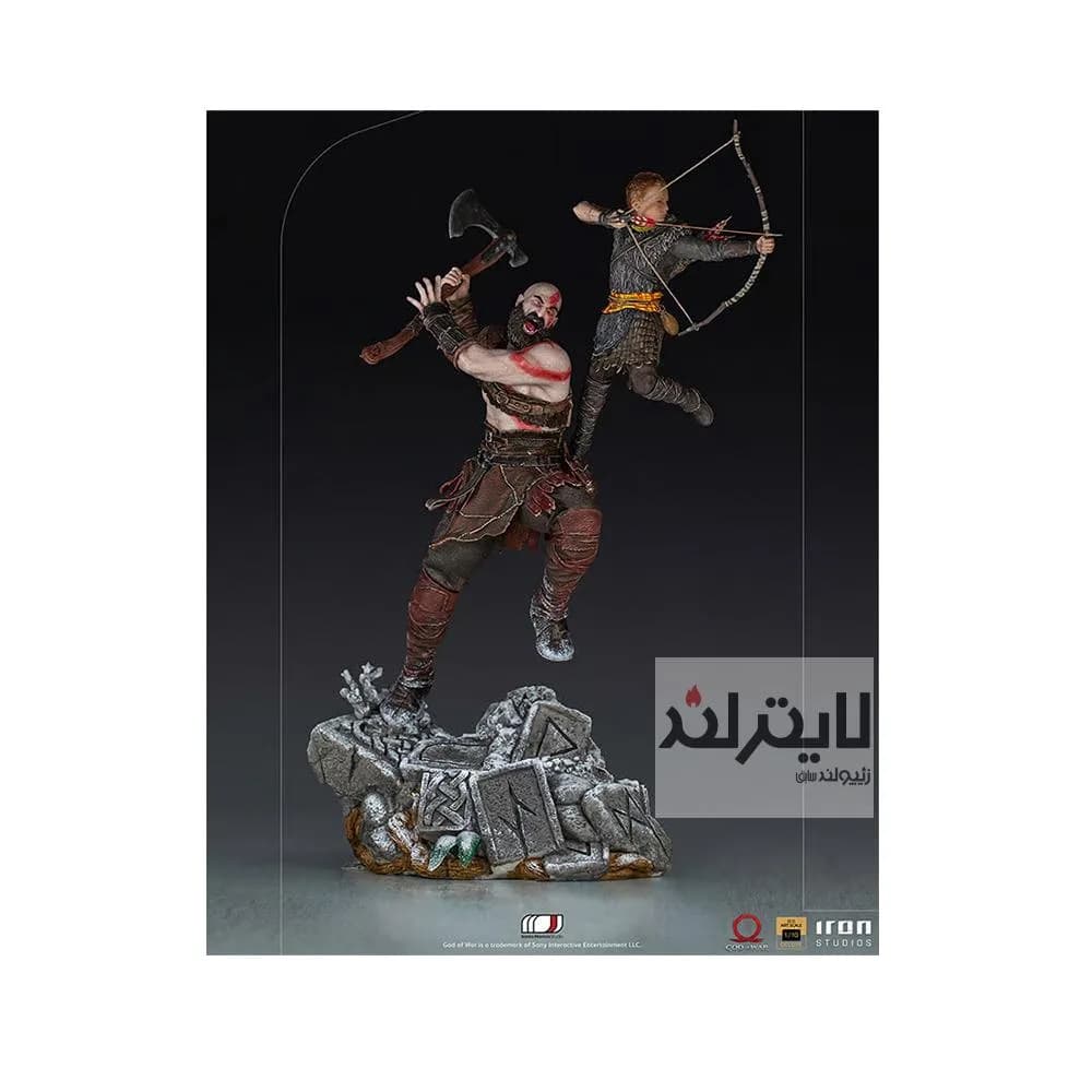 فیگور Kratos و Atreus از بازی God Of War ساخت شرکت Iron Studios — تصویر ۲