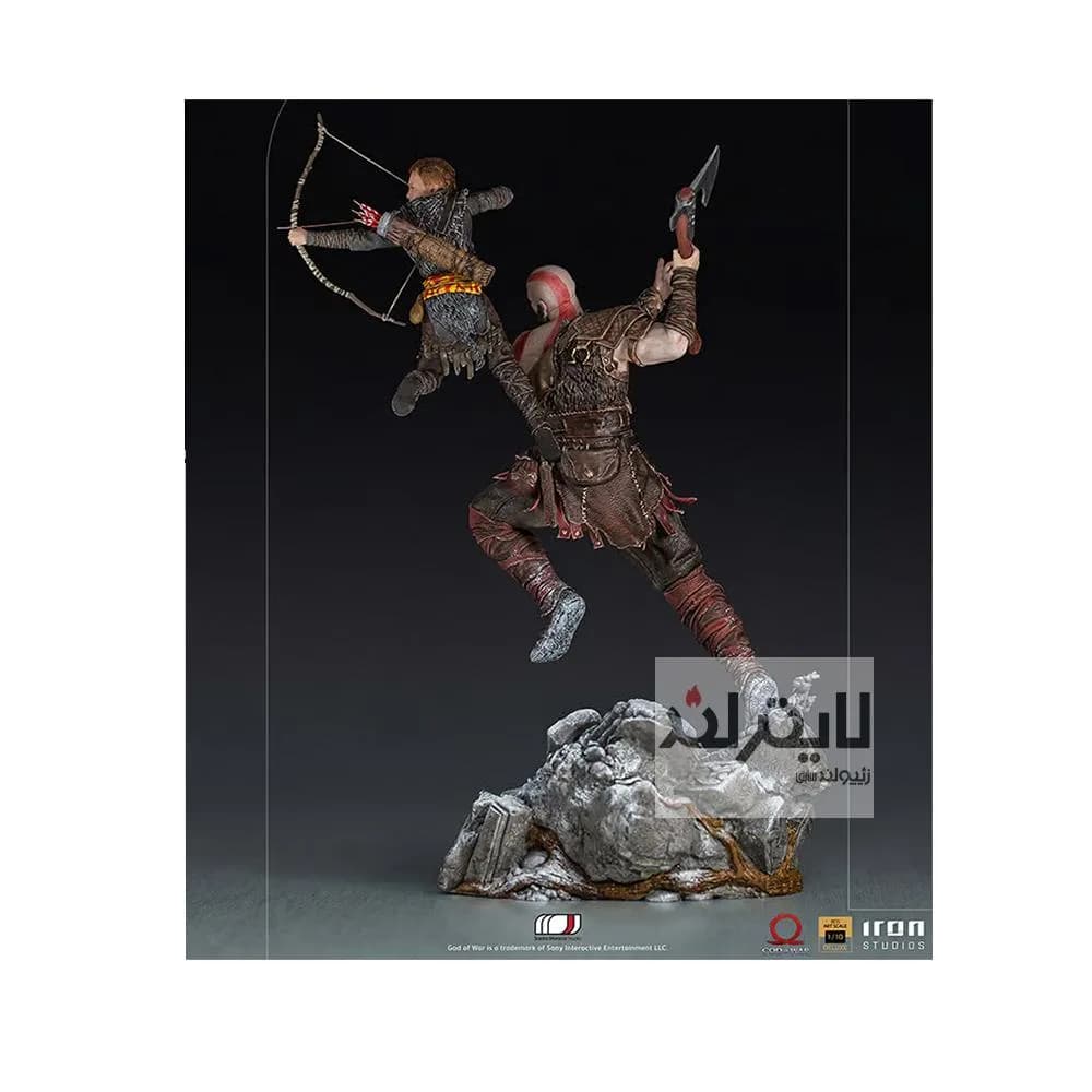 فیگور Kratos و Atreus از بازی God Of War ساخت شرکت Iron Studios — تصویر ۳