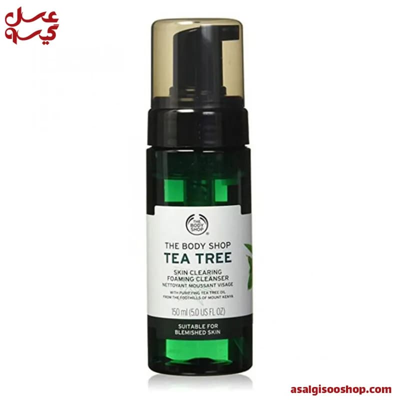 فوم شستشوی صورت تی تری بادی شاپ|The Body Shop Tea Tree Skin Clearing Facial Wash Foam | کد 2566 — تصویر ۲