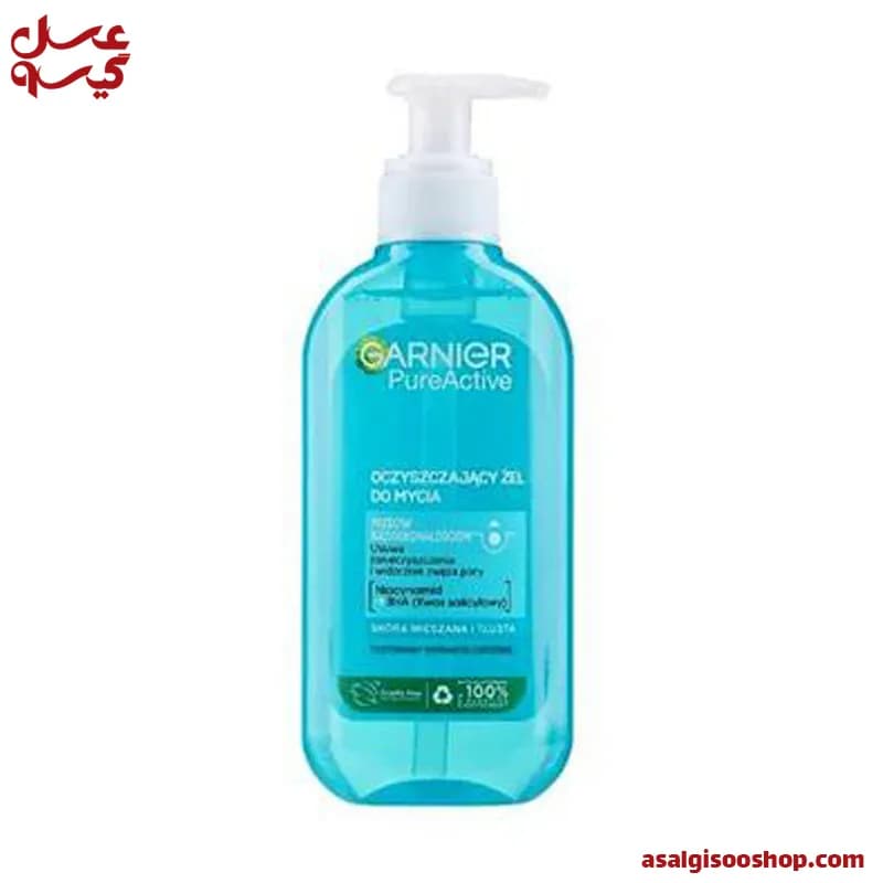 ژل شستشوی صورت ضد جوش گارنیر|Garnier Pure Active Anti-Acne Cleansing Gel| کد 2562