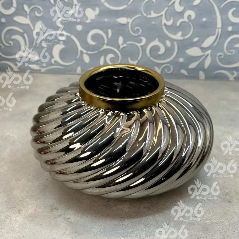 گلدان رومیزی لب فلزی کد f15