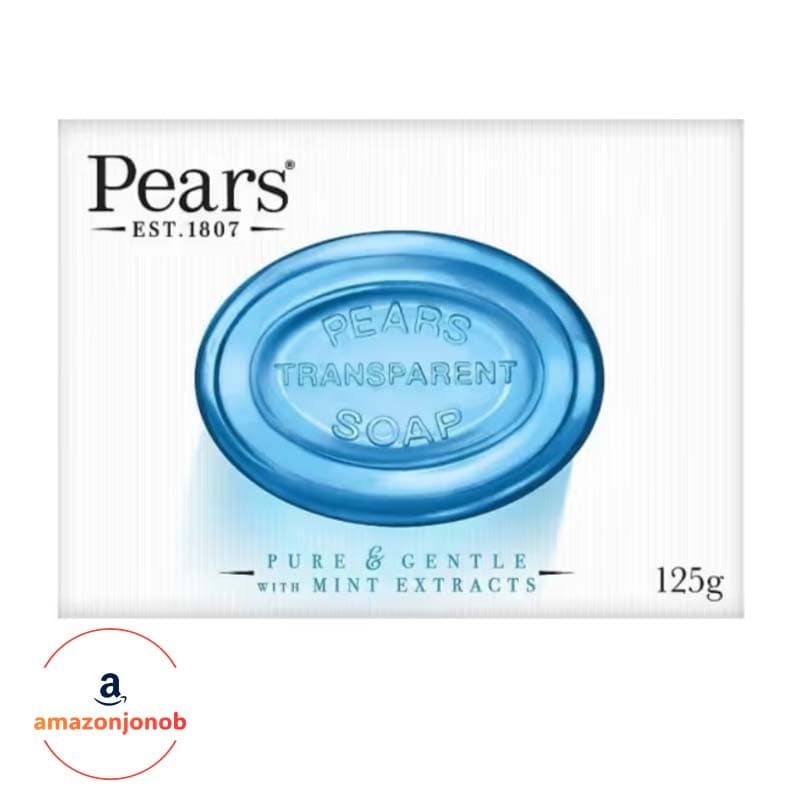 صابون پیرز گلیسیرینه شفاف رایحه نعناع Pears Mint وزن 125 گرم