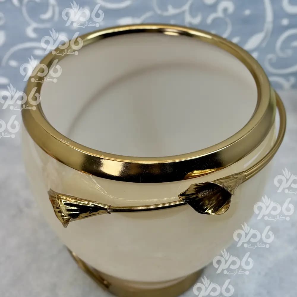 سطل و جادستمال لیلیوم 450.84 رنگی طلایی — تصویر ۴