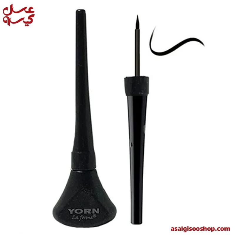 خط چشم ماژیکی ضد آب یورن مدل کوزه ای|YORN Waterproof Marker Eyeliner Jar| کد 2524