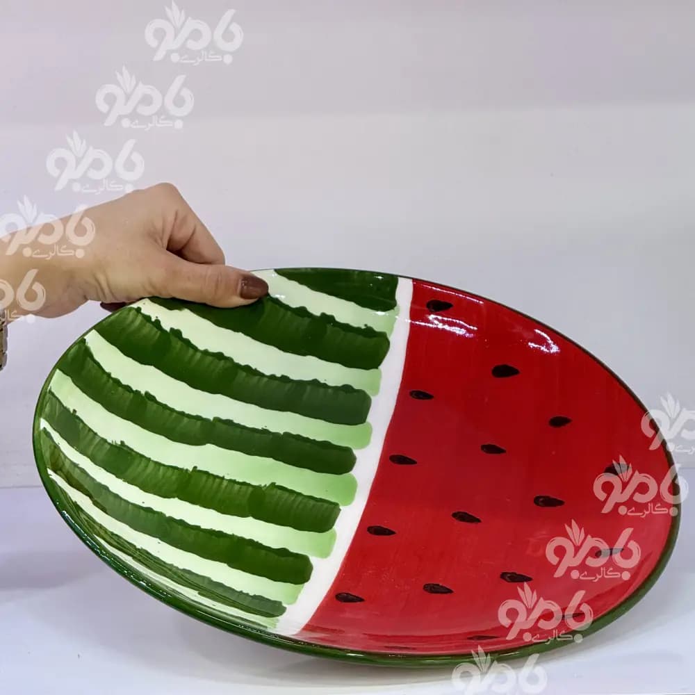 ست هندوانه دیس گرد 30سانت ساده