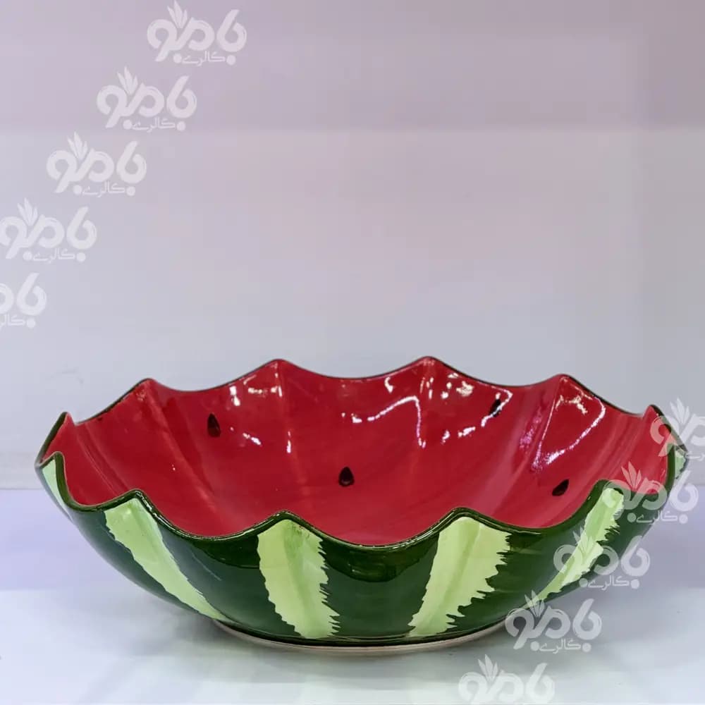 ست هندوانه کاسه بزرگ میوه طرح گل