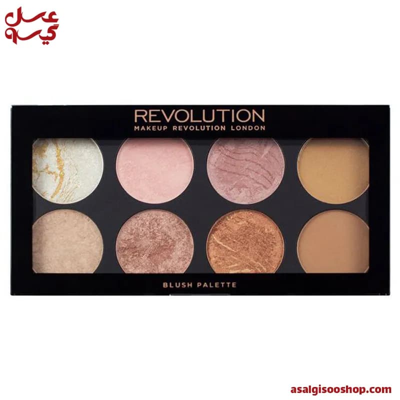 پالت رژگونه رولوشن گلدن شوگر|Revolution Ultra Blush Palette Golden Sugar| کد 2512 — تصویر ۵
