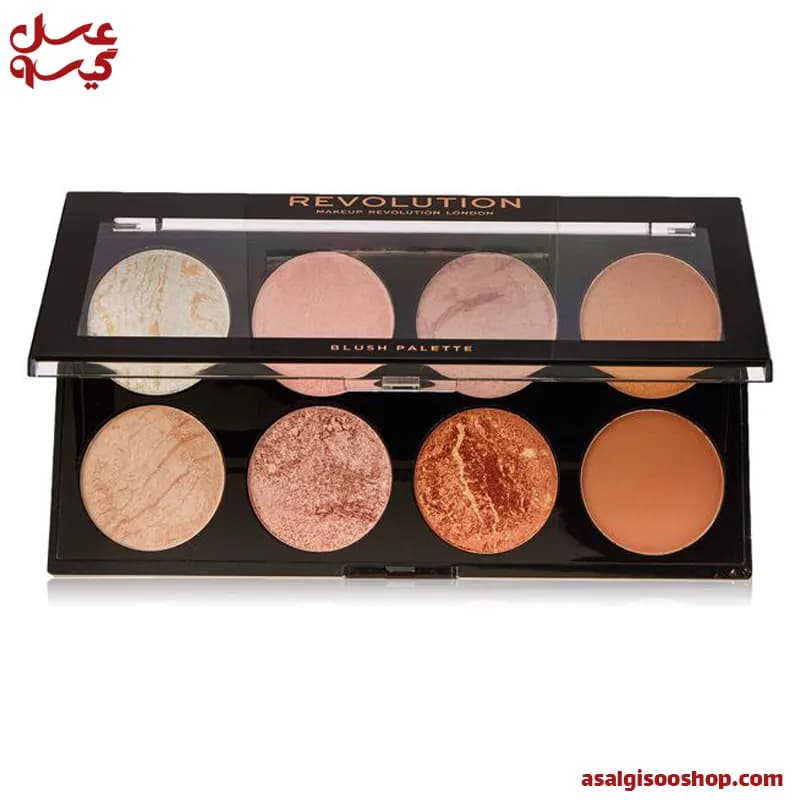پالت رژگونه رولوشن گلدن شوگر|Revolution Ultra Blush Palette Golden Sugar| کد 2512 — تصویر ۴