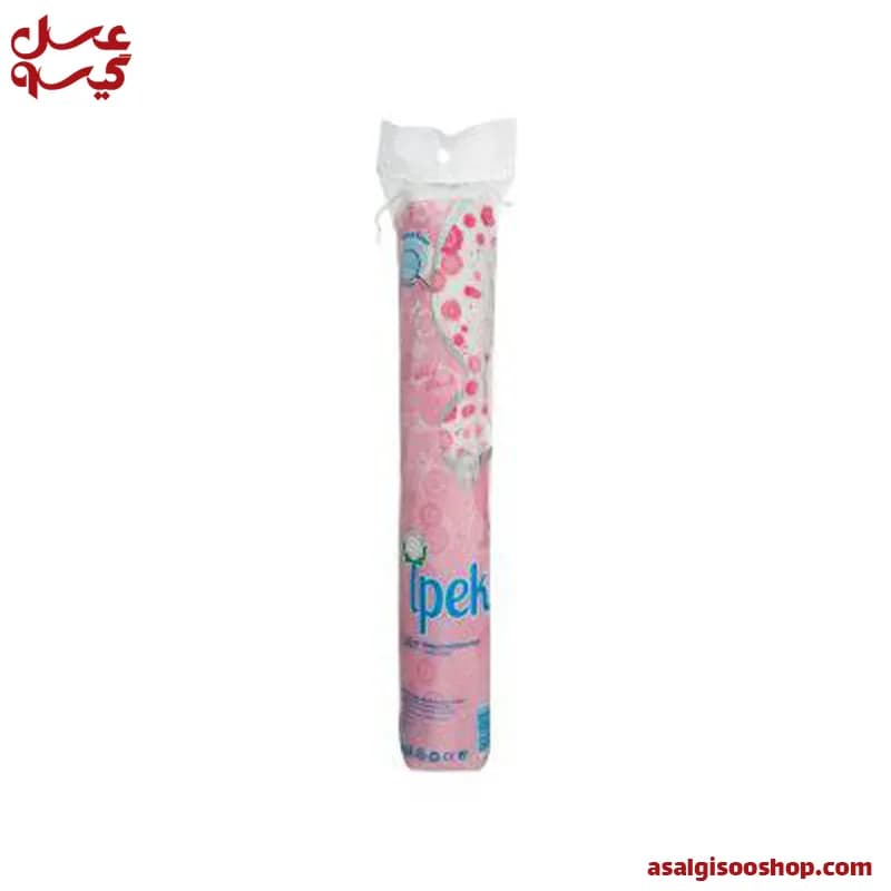 پد آرایش پاک کن ایپک 120 عددی پنبه‌ای|IPEK Makeup Remover Cotton Pads 120 PCS| کد 2506 — تصویر ۲