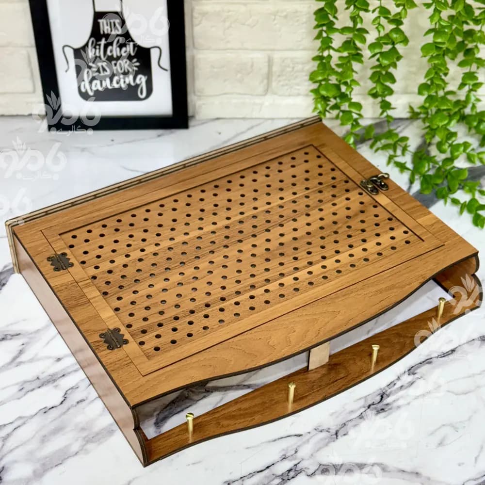 باکس3میل چوبی کاور جعبه فیوز 35*25 بزرگ — تصویر ۲