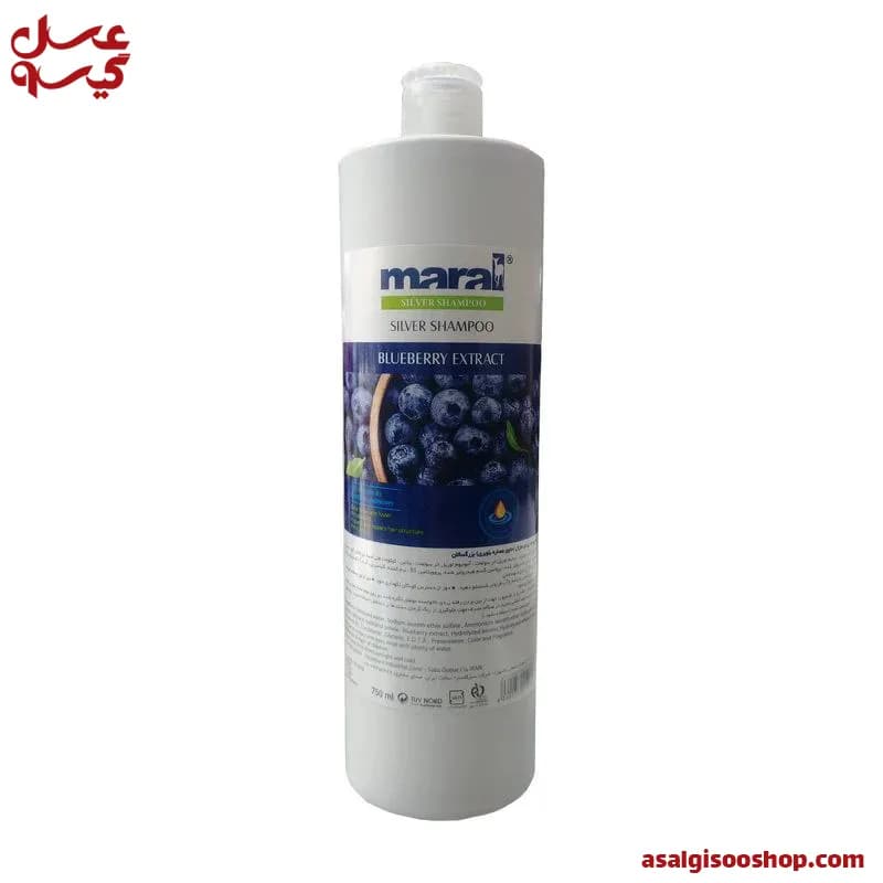 شامپو ضد زردی مارال بلوبری|Maral Blueberry Anti Yellow Shampoo | کد 2498