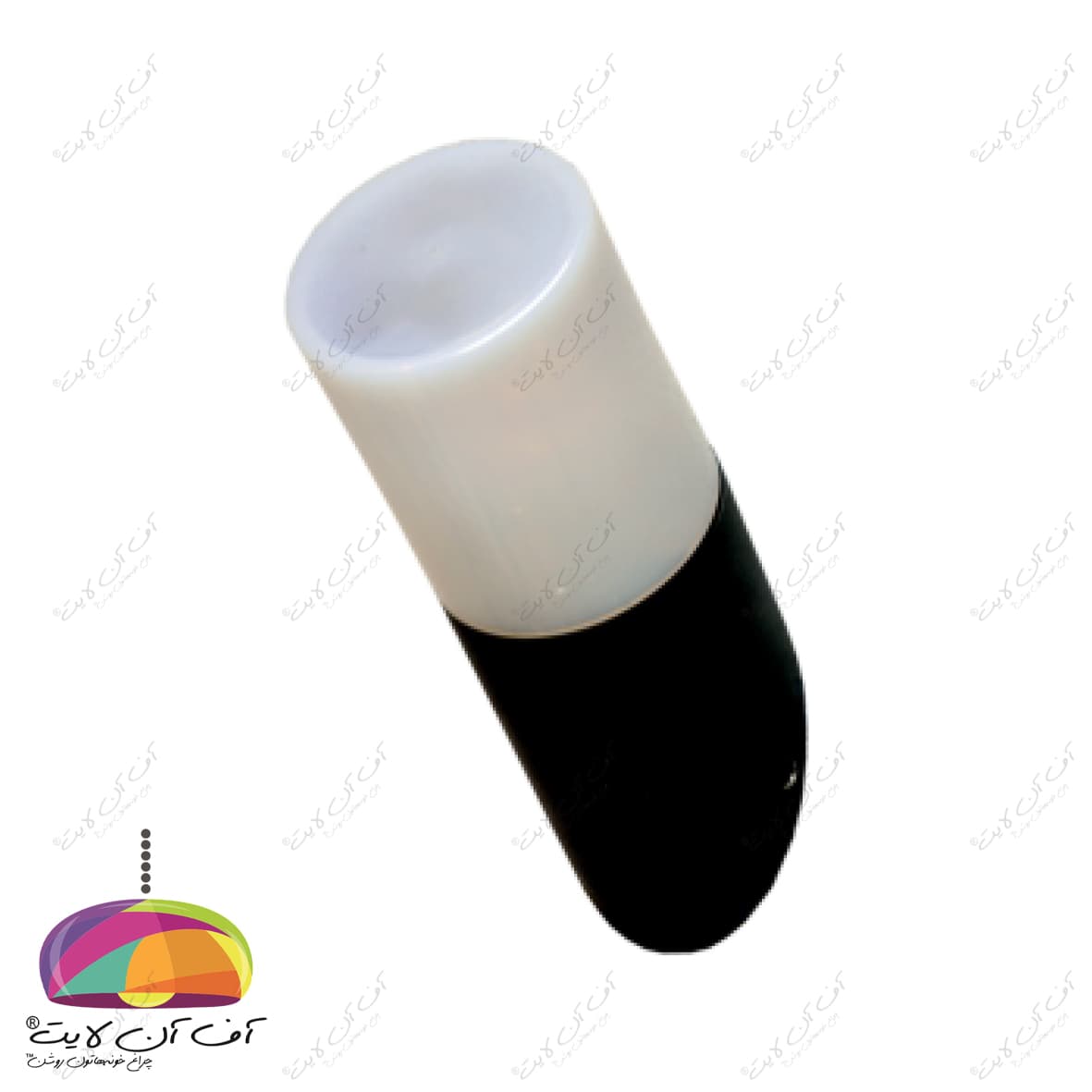 چراغ پارکی استوانه ای مورب زمرد نور