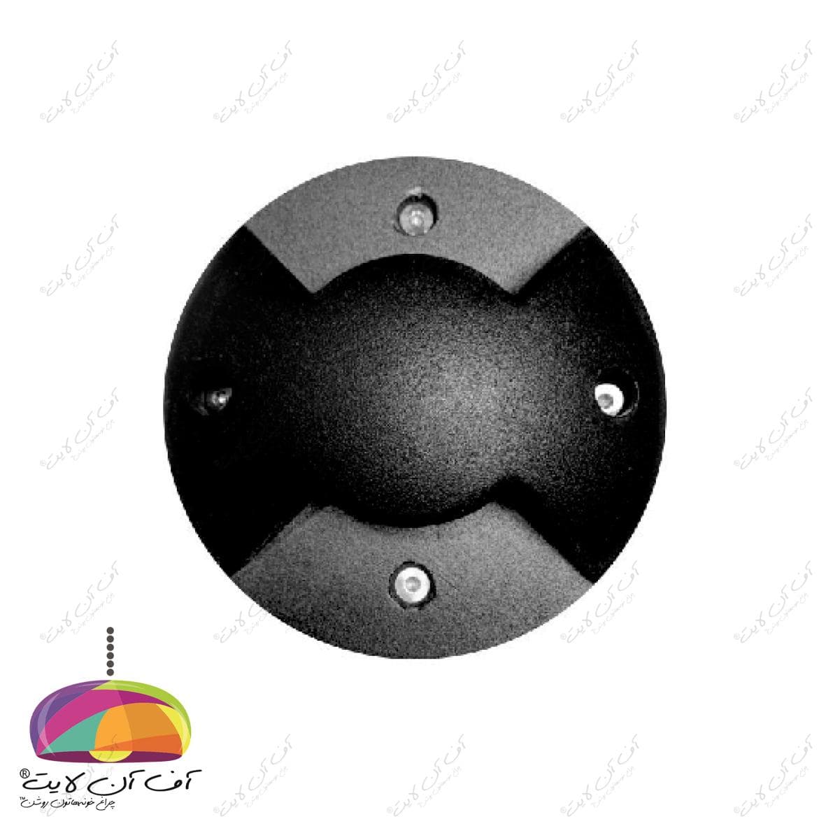چراغ دفنی دو طرفه مدل ونوس GU10 زمرد نور