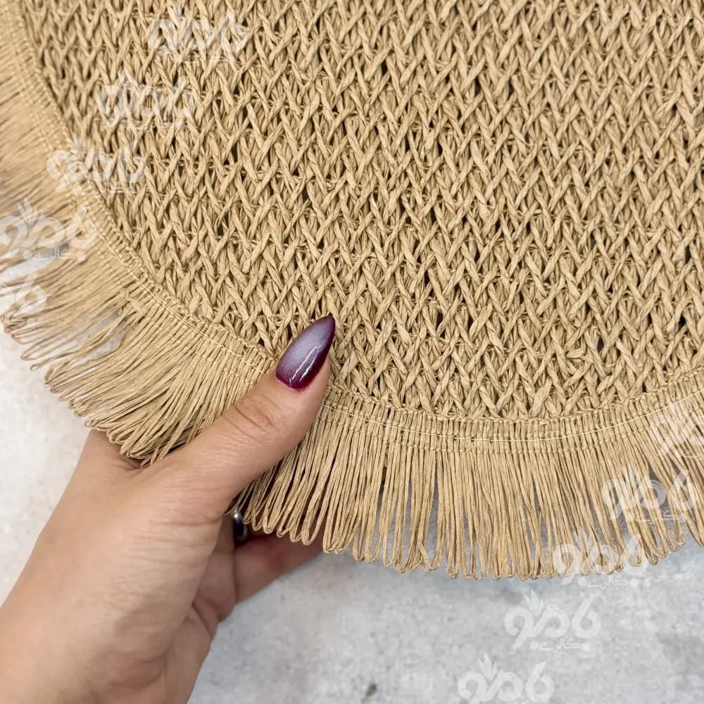 زیر بشقابی پارچه ای گرد کد450 — تصویر ۴