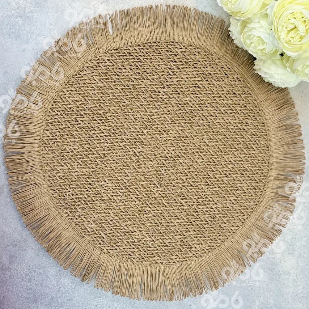 زیر بشقابی پارچه ای گرد کد450