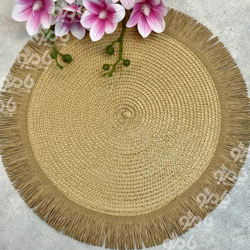 زیر بشقابی پارچه ای گرد کد456 — تصویر ۵