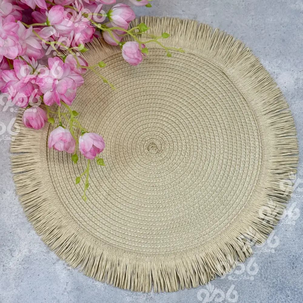 زیر بشقابی پارچه ای گرد کد456