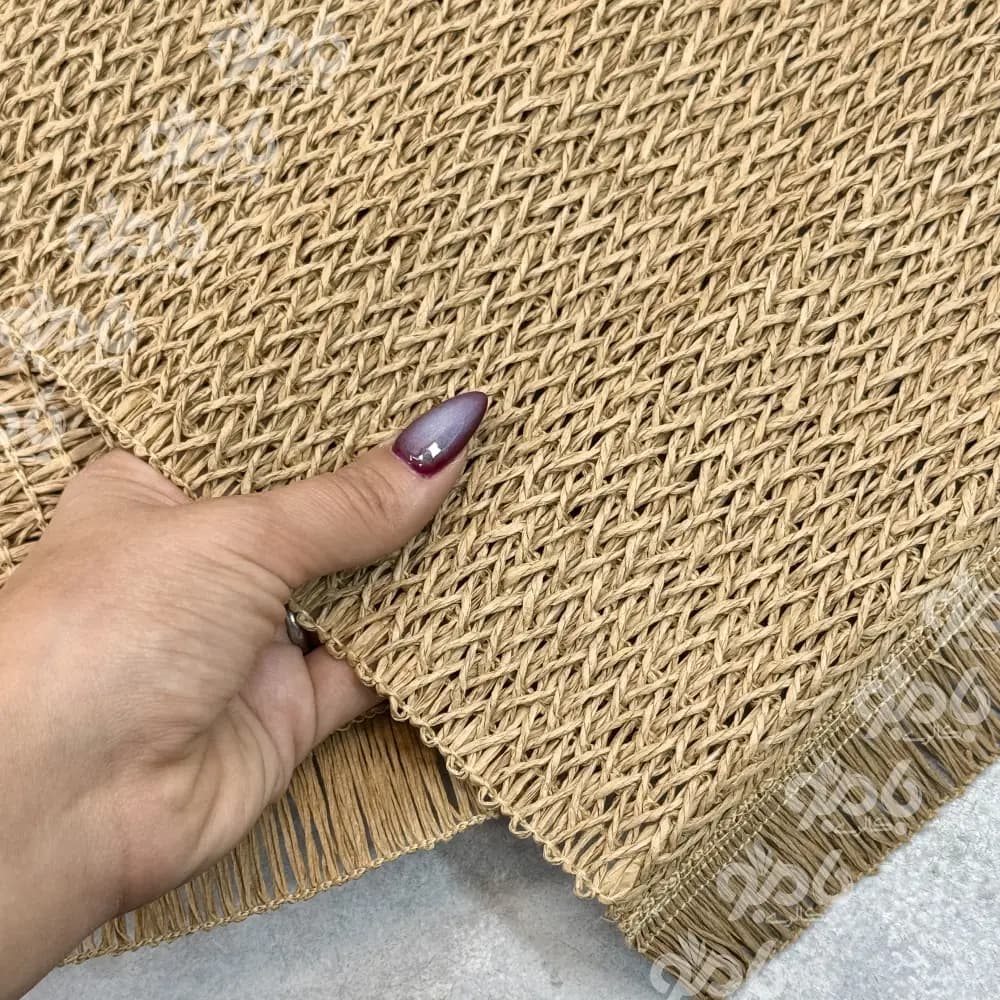 رومیزی رانر حصیری وارداتی120سانت کد457 — تصویر ۳