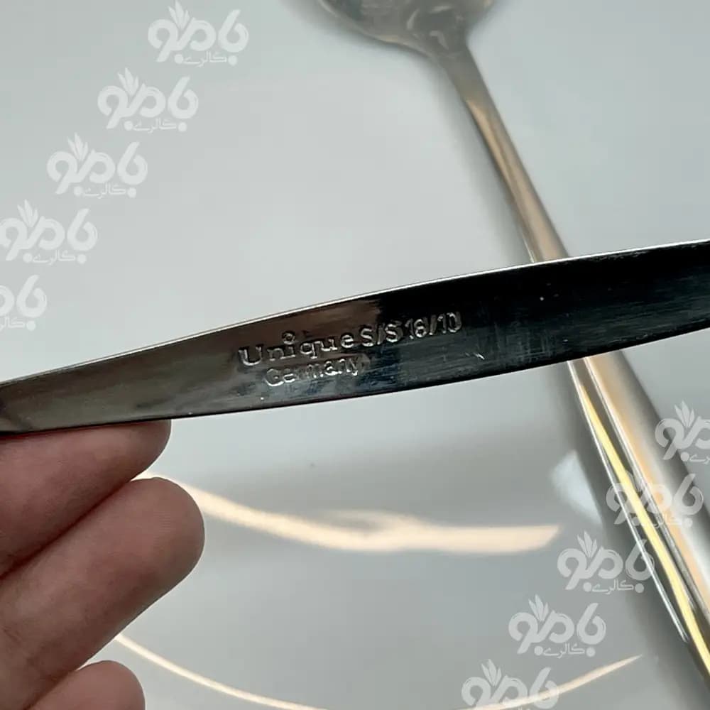 قاشق چنگال یونیک استیل جعبه بنفش 580 گرم — تصویر ۳