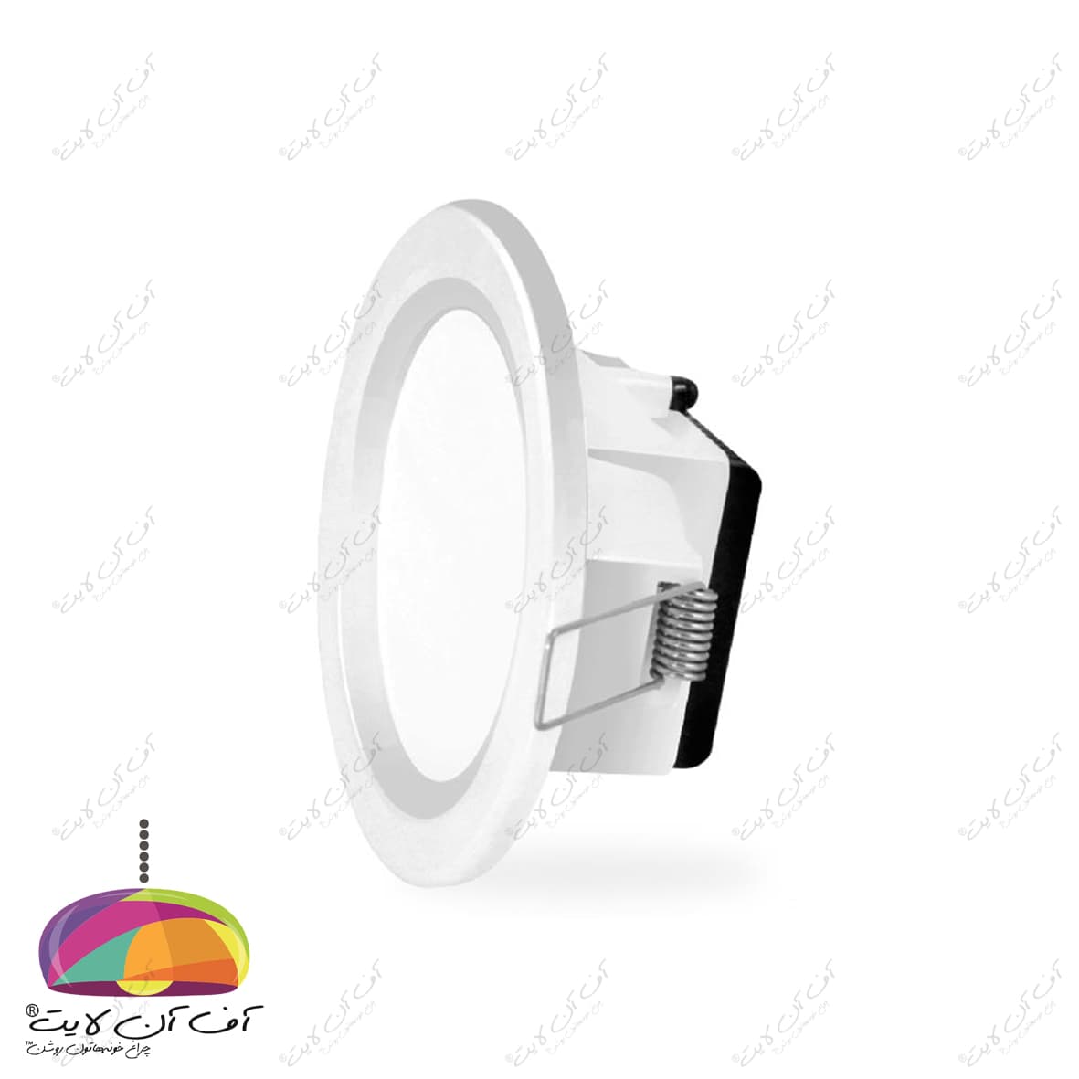 پنل سقفی LED توکار گرد 5 وات مدل دنیا آلتون رای