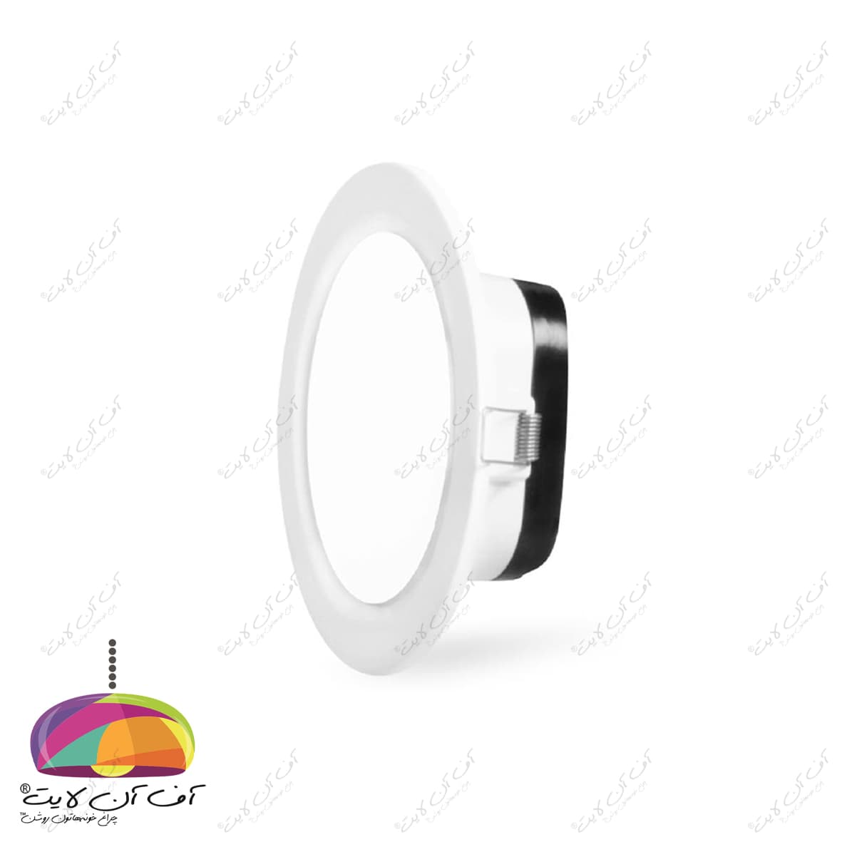پنل سقفی LED توکار گرد 12 وات مدل دنیز آلتون رای