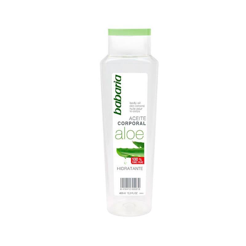 روغن بدن باباریا با آلوئه ورا Babaria Aloe Vera Body Oil باباریا حجم 400 میل اورجینال