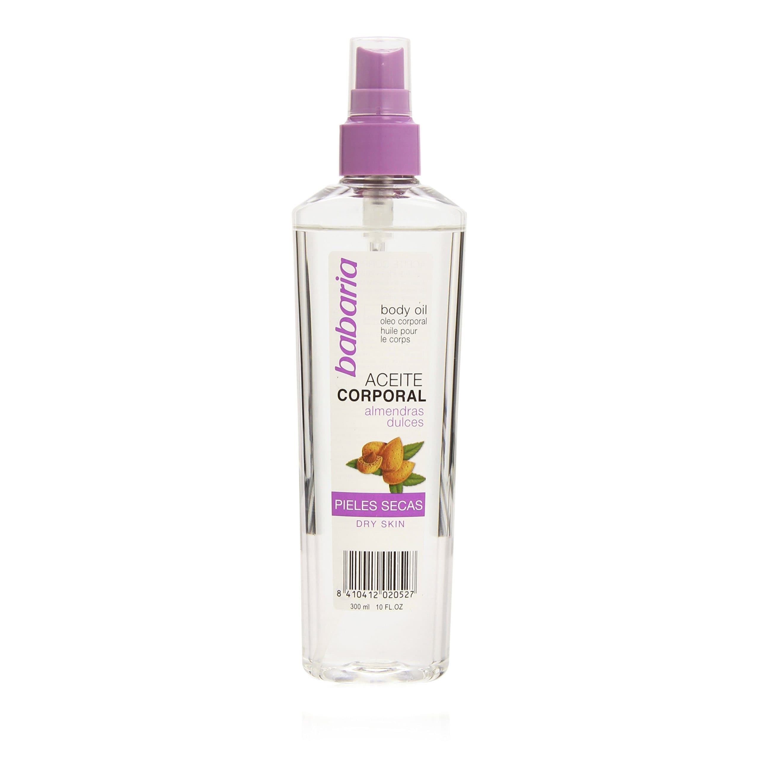 روغن بدن باباریا با عصاره بادام شیرین پوست خشک Babaria Sweet Almond Body Oil Dry Skin باباریا حجم 300 میل اورجینال — تصویر ۲