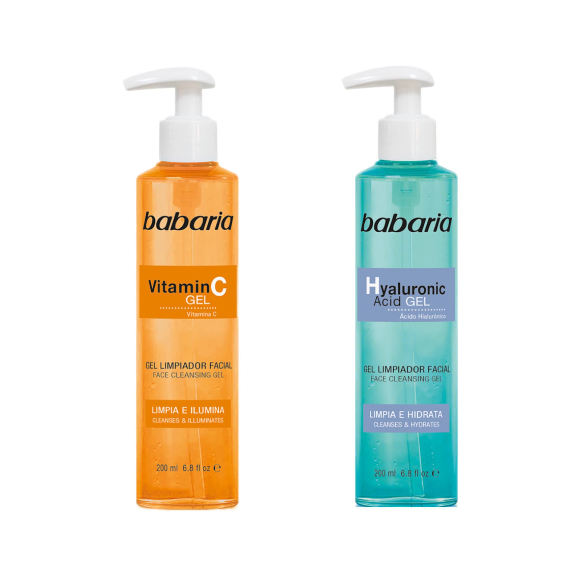 ژل شستشوی صورت باباریا ۲۰۰ میل اورجینال Babaria Face Cleansing Gel 200ml