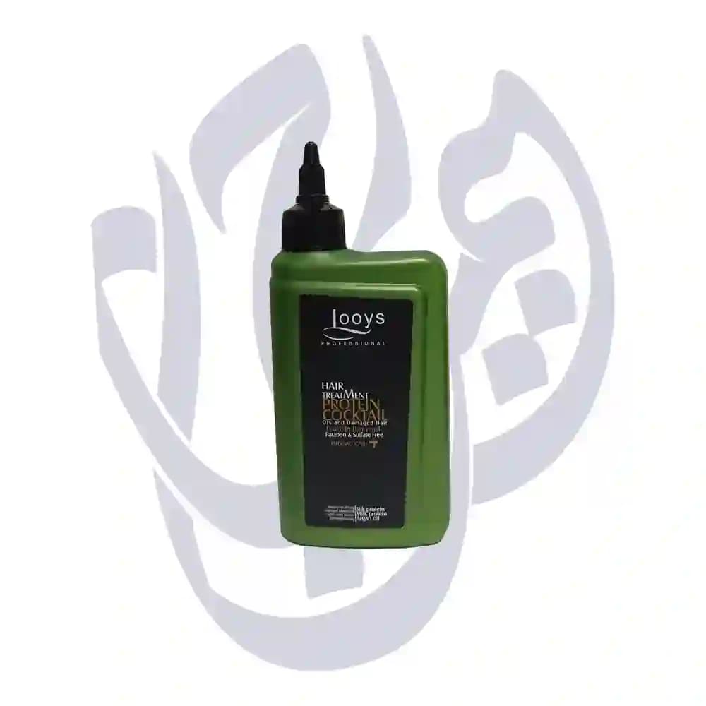 کوکتل پروتئین بازسازی کننده مو لویز (ماسک مو تقویت کننده) طلایی مدل بامبو و جوجوبا مناسب برای موهای خشک و آسیب دیده حجم 250 میلی لیتر