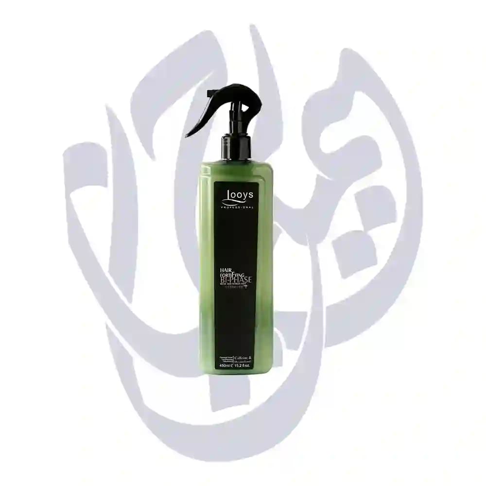 اسپری دوفاز موی لویز مدل کافئین و کراتین (نقره ای) طوسی 450ml