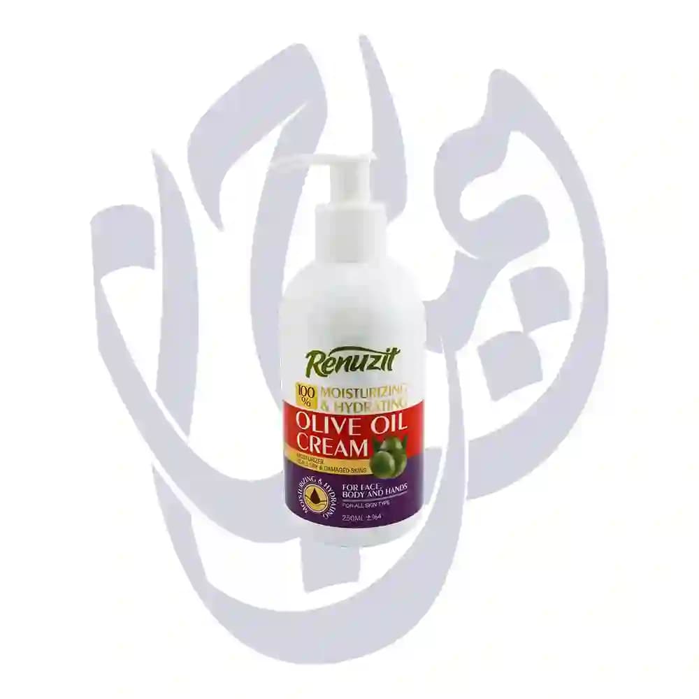 کرم مرطوب کننده رینوزیت مدل OLIVE OIL روغن زیتون حجم 250 میلی لیتر