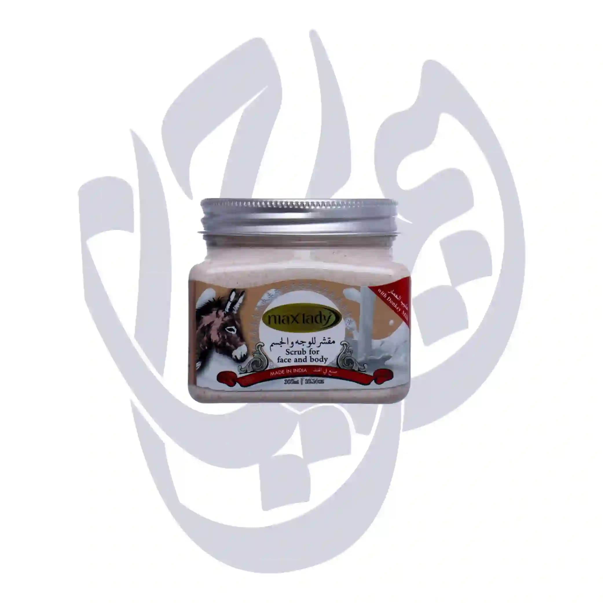 اسکراب شنی لایه بردار پوست مکس لیدی (Max lady) عصاره شیرالاغ 300ml