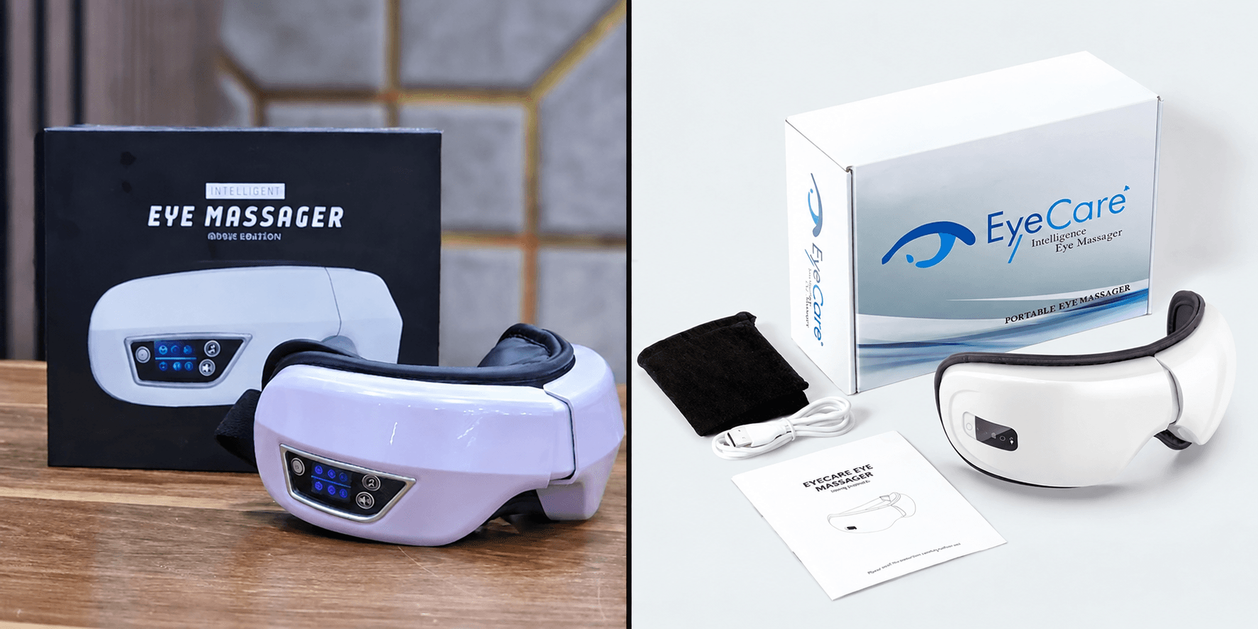 عینک ماساژور در دو مدل EYE MASSAGER و Eye Care بلوتوث دار اورجینال