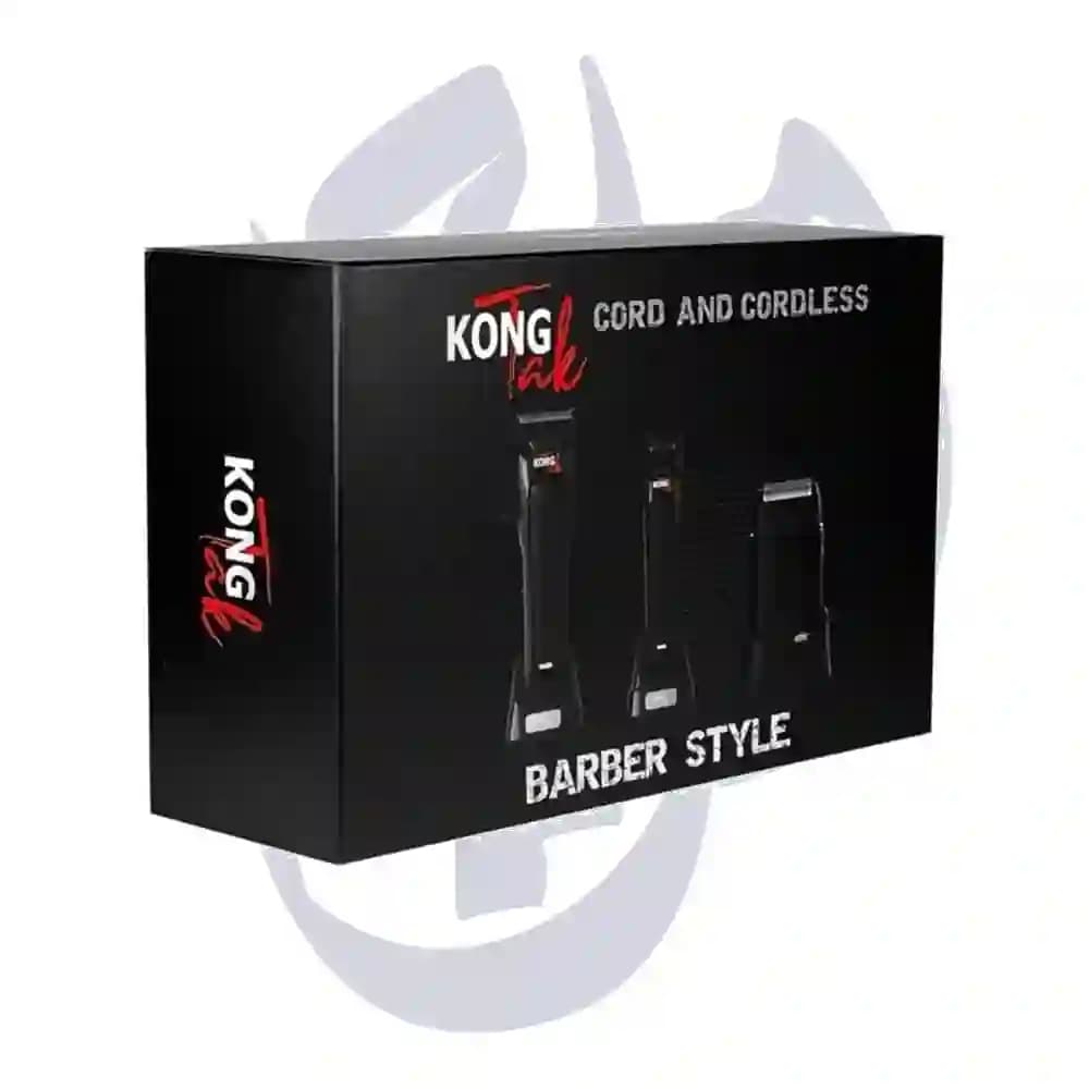 ست ماشین اصلاح کلیپر و تریمر و شیور کنگ تک مدل KONG TAK BARBER STYLE
