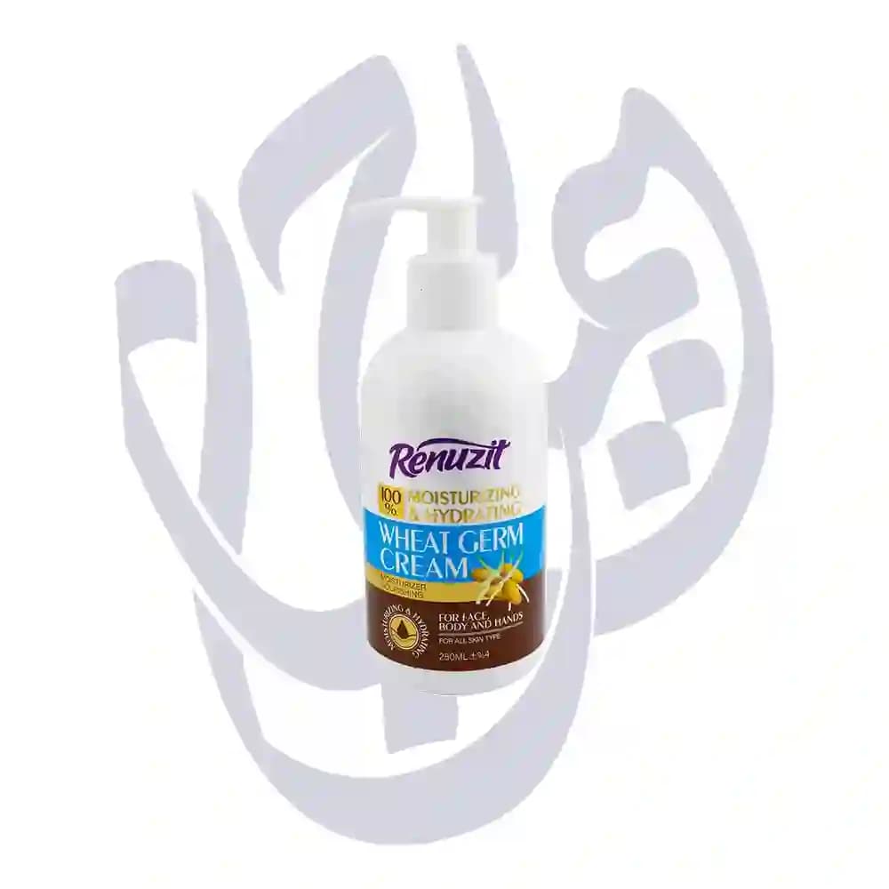 کرم مرطوب کننده رینوزیت عصاره جوانه گندم مدل WHEAT GERM حجم 250 میلی لیتر