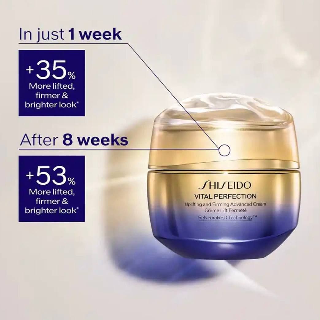 کرم ضد چروک و لیفتینگ شیسیدو Vital Perfection shiseido حجم ۵۰ میل — تصویر ۳