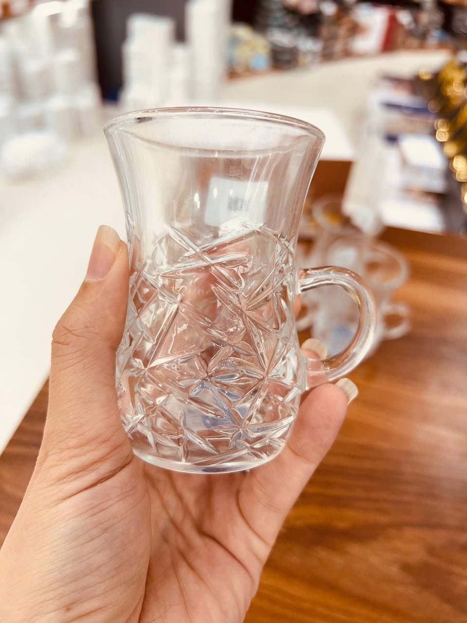 استکان کمر باریک کریستال وارداتی DM298 — تصویر ۵